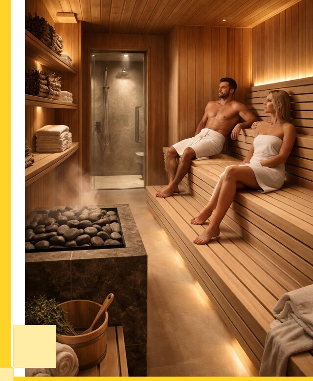 Интерьеры саун под ключ в Муравленке от 192708 р. | ЭриданМрв