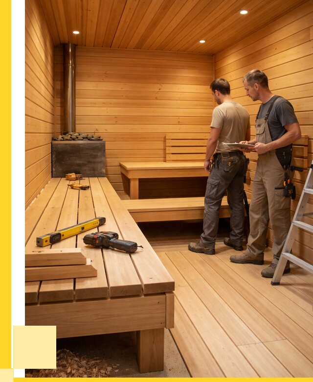 Отделка бань и саун в Муравленке по цене от 4818 р. | ЭриданМрв