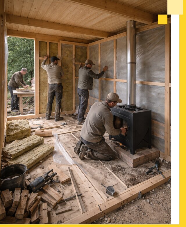 Профессиональный монтаж бань под ключ в Муравленке для дома