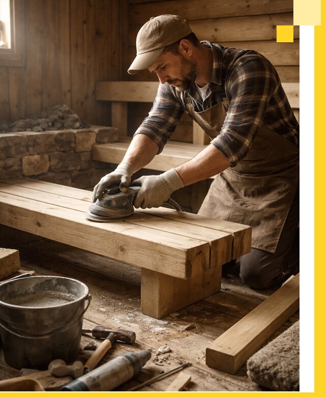 Ремонт бань под ключ в Муравленке с гарантией качества и сроков