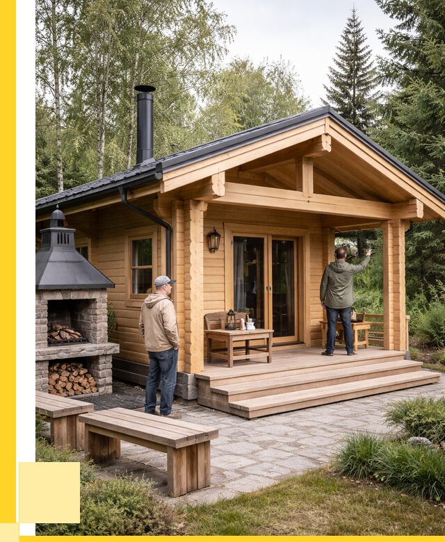 Деревянные бани под ключ в Муравленке от 481770 р. | ЭриданМрв