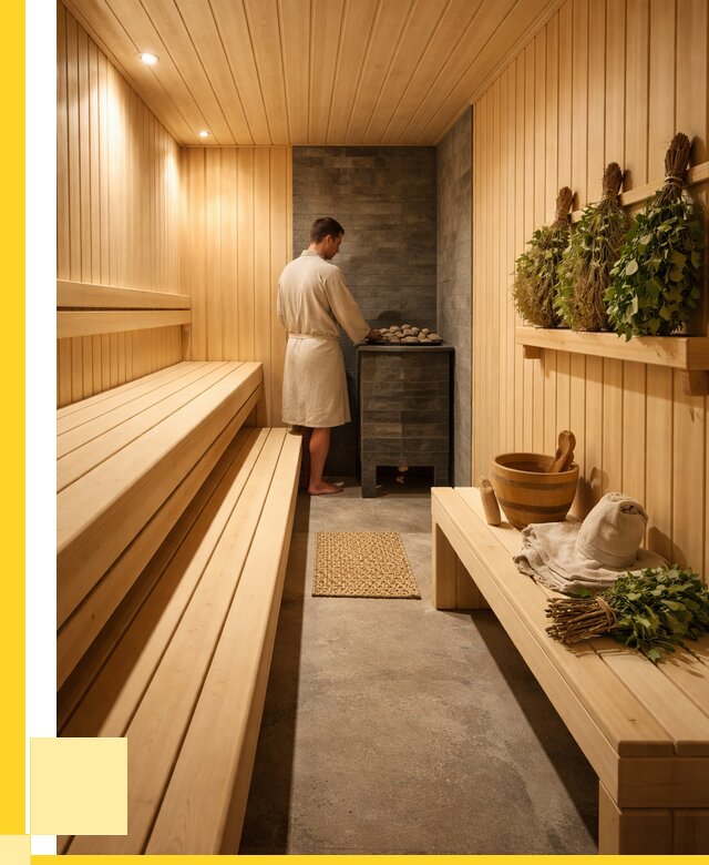 Отделка парной под ключ в Муравленке от 374710 р. | ЭриданМрв