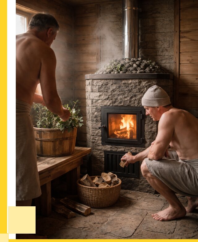 Банные печи под ключ в Муравленке от 48177 р. | ЭриданМрв кирпичная