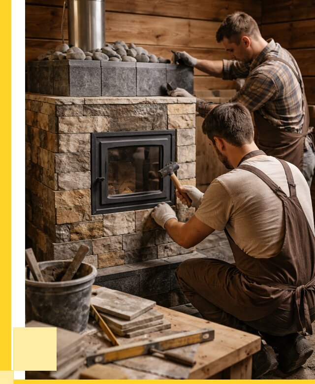 Облицовка банной печи в Муравленке от 16059 р. | ЭриданМрв