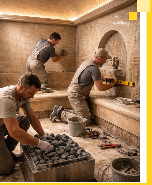 Проектирование и строительство хамама и сауны в Муравленке