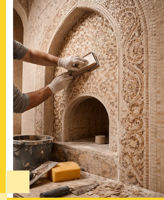 Мозаика для хамама в Муравленке под ключ от 5353 р. | ЭриданМрв